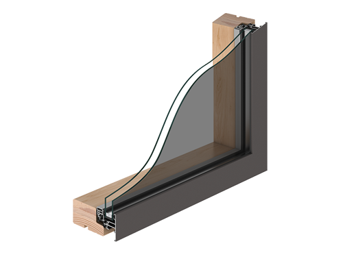 Cross-section of our stippolyte glazing